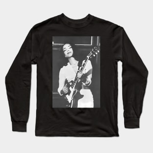 Sade Playing The Guitar Long Sleeve T-Shirt